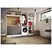 H-WASH&DRY 350 H-WASH 350, Lavasciuga Slim 6+4 KG, 10% più efficente della classe A, 1400 giri, Bianco, Inverter, Vapore, Wi-Fi, H3DPS 4646TAB6-S - Foto miniatura 19