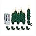 Set Di Candele Led Senza Fiamma Albero Di Natale (6 Pezzi) - Telecomando, Verde, 13cm - Foto miniatura 1