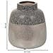 Vaso In Ceramica Argento 15x15x16,5h - Foto miniatura 4