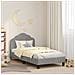 Struttura letto bambini con testata Grigio Chiaro 80 x 160 cm - Foto miniatura 2