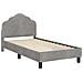 Struttura letto bambini con testata Grigio Chiaro 80 x 160 cm - Foto miniatura 4