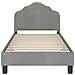 Struttura letto bambini con testata Grigio Chiaro 80 x 160 cm - Foto miniatura 5