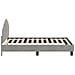 Struttura letto bambini con testata Grigio Chiaro 80 x 160 cm - Foto miniatura 6