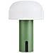 Lampada Led Solare Ricaricabile Soham In Pp Bianco E Verde Ø15 Cm - Foto miniatura 3