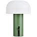 Lampada Led Solare Ricaricabile Soham In Pp Bianco E Verde Ø15 Cm - Foto miniatura 4
