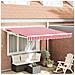 Tenda Retrattile Rosso e Bianco 300 x 250 cm - Foto miniatura 2