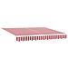 Tenda Retrattile Rosso e Bianco 300 x 250 cm - Foto miniatura 4