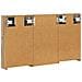 Set di Armadi da Bagno con lo scaffale 3 pcs 90 x 10,5 x 50 cm - Foto miniatura 9