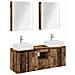 Set di Armadi da Bagno 5 pcs Legno antico Legno ingegnerizzato - Foto miniatura 1