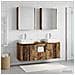 Set di Armadi da Bagno 5 pcs Legno antico Legno ingegnerizzato - Foto miniatura 2