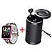 Smartwatch Kix-m Con Altoparlante Bt Duo /cuffie Tws Tutti Rosa - Foto miniatura 1