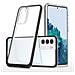 Custodia Trasparente 3in1 Per Samsung Galaxy S21 + 5g (s21 Plus 5g), Con Cornice, Cover In Gel, Nera - Foto miniatura 3