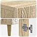 Mobile per scarpe DELFT 59,5 x 39,5 x 90 cm Rovere Sonoma - Foto miniatura 7