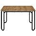Tavolino da salotto Rovere Artigianale 79,5 x 79,5 x 45 cm - Foto miniatura 3