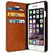 Custodia A Libro In Vera Pelle Serie First Class Apple Iphone 6 E 6s - Marrone - Foto miniatura 6