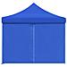 Tenda Pieghevole Pop-up Con 8 Pareti Laterali 3x9 M Blu - Foto miniatura 5