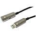 Cavo Usb 3.0 Superspeed Aoc In Fibra Ottica Usb A M / f 30m Nero - Foto miniatura 2