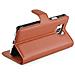 Custodia Compatibile Con Samsung Galaxy Alpha In Marrone Pastello - Coperchio Protettiva Con Chiusura Magnetica, Funzione Stand E Tasca Per Le Carte - Foto miniatura 5
