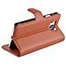 Custodia Compatibile Con Samsung Galaxy Alpha In Marrone Pastello - Coperchio Protettiva Con Chiusura Magnetica, Funzione Stand E Tasca Per Le Carte - Foto miniatura 4