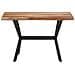 Tavolo da Pranzo 120x60x75 cm Legno Massello con Finitura Miele - Foto miniatura 2