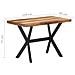 Tavolo da Pranzo 120x60x75 cm Legno Massello con Finitura Miele - Foto miniatura 6
