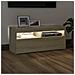 Mobile Porta TV con Luci LED Rovere Sonoma 90x35x40 cm - Foto miniatura 4