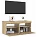 Mobile Porta TV con Luci LED Rovere Sonoma 90x35x40 cm - Foto miniatura 10