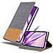 Custodia Compatibile Con Apple Iphone 11 Pro Max (xi Pro Max) In Grigio Chiaro Marrone - Coperchio Protettiva Con Chiusura Magnetica, Funzione Stand E Tasca Per Le Carte - Foto miniatura 1