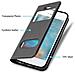 Custodia Compatibile Con Apple Iphone 5 / Iphone 5s / Iphone Se In Nero Cometa - Coperchio Protettivo Con Chiusura Magnetica, Funzione Stand E 2 Finestre Di Visualizzazione - Foto miniatura 4