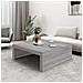 Tavolino Salotto Grigio Sonoma 100x100x35 Cm Legno Multistrato - Foto miniatura 5