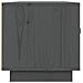Mobile Porta Tv Grigio 80x34x35 Cm In Legno Massello Di Pino - Foto miniatura 9