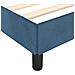 Giroletto senza Materasso Blu Scuro 100x200 cm in Velluto - Foto miniatura 2