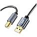 Cavo Da Usb-a 2.0 A Usb-b 2.0 Trasferimento Veloce Stabile Nylon 1,5m, Nero - Foto miniatura 1