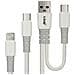 Cavo Usb-a / Usb-c Verso Usb-c E Lightning Power Delivery 60w 1 Metro E 20, Nero - Foto miniatura 6