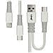Cavo Usb-a / Usb-c Verso Usb-c E Lightning Power Delivery 60w 1 Metro E 20, Nero - Foto miniatura 1