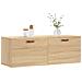 Mobile A Parete Rovere Sonoma 100x36,5x35 Cm Legno Multistrato - Foto miniatura 3