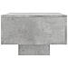 Tavolino Salotto Grigio Cemento 100x49,5x31cm Legno Multistrato - Foto miniatura 7