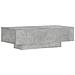 Tavolino Salotto Grigio Cemento 100x49,5x31cm Legno Multistrato - Foto miniatura 8