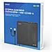 AK-59 External slim CD /DVD Recorder R /RW - USB-C /USB-A black lettore di disco ottico DVD±RW Nero - Foto miniatura 3