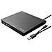 AK-59 External slim CD /DVD Recorder R /RW - USB-C /USB-A black lettore di disco ottico DVD±RW Nero - Foto miniatura 6