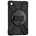 Cover Per Samsung Tab A9 Plus Bi-materiale Antishock Manico Cavalletto, Nero - Foto miniatura 1