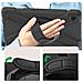 Cover Per Samsung Tab A9 Plus Bi-materiale Antishock Manico Cavalletto, Nero - Foto miniatura 4