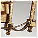 Applique Industrial Nordico Thayer Acciaio Doratura Anticata 2 Luci E14 - Foto miniatura 2