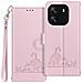 Custodia Per Blackview Wave 6c Stampa Gatto Portacarte E Supporto - Foto miniatura 1
