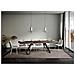 Tavolo Allungabile 90x180/284 Cm Proxy Premium Noce Telaio Antracite - Foto miniatura 3