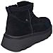 Black Casual Closed Booties Stivaletti Pelle Scamosciata /nabuk Scarpe Donna Nero Eu 36, 948022/06-01 - Foto miniatura 3