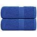 Asciugamani Ospiti 2 Pz Blu 30x50 Cm 360 G/m 100% Cotone - Foto miniatura 1