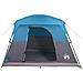 Tenda da Campeggio a Cabina per 4 Persone Blu Impermeabile - Foto miniatura 8