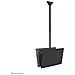 CL35-340BL22 Supporto a soffitto per doppio monitor /TV 23-42" - alt. 106-156 cm - Foto miniatura 9