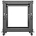 Lanberg OR01-6112-B, Rack indipendenti, 12U, 600 kg, Rotelle, 22 kg, Nero - Foto miniatura 3